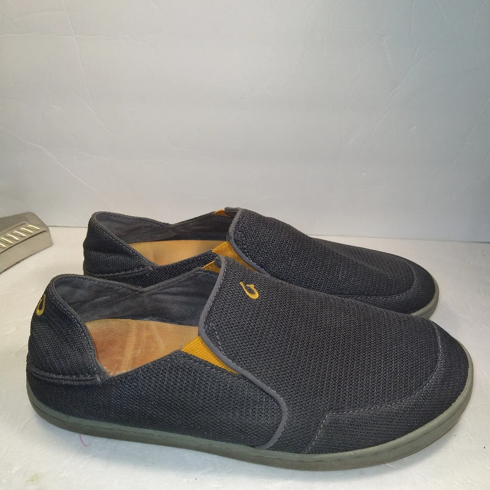 Olukai Nohea Mesh Slip On Boat Loafers Shoes Men's sz 10.5.